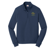 Terra Environmental Pullover Sweatshirt Fleece 1/4-Zip with Embroidered Logo, Navy Blue Color