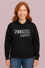 Custom Gymnastics Sister Hoodie – Personalized & Cozy Supporter GifT