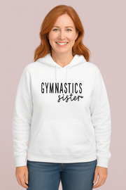 Custom Gymnastics Sister Hoodie – Personalized & Cozy Supporter GifT