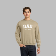 Custom DAD Sweatshirt with Kids' Names – Minimalist, Cozy & Meaningful Gift for Dads