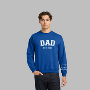 Custom DAD Sweatshirt with Kids' Names – Minimalist, Cozy & Meaningful Gift for Dads