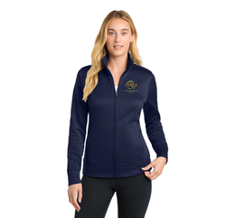 Terra Environmental Full-Zip Jacket, with Embroidered Logo, Navy Blue Color