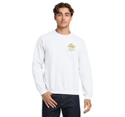 Terra Environmental Crewneck Sweatshirt, with Embroidered Logo, white Color