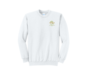 Terra Environmental Crewneck Sweatshirt, with Embroidered Logo, white Color