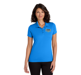 SDMS Women Staff Uniform, Dry UV Micro-mesh Polo with Panther Embroidered Logo