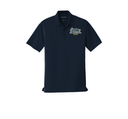SDMS Men's Staff Uniform, Dry UV Micro-mesh Polo with Panther Embroidered Logo