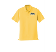 SDMS Men's Staff Uniform, Dry UV Micro-mesh Polo with Panther Embroidered Logo