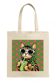 Matcha Cat Graphic Tee Honguito Trends Collection.