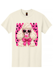 Bubblegum Dog Graphic Tee Honguito Trends Collection.