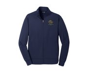 Terra Environmental Full-Zip Jacket, with Embroidered Logo, Navy Blue Color