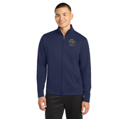 Terra Environmental Full-Zip Jacket, with Embroidered Logo, Navy Blue Color