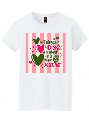 Amor a Dios Graphic Tee Honguito Trends Collection.