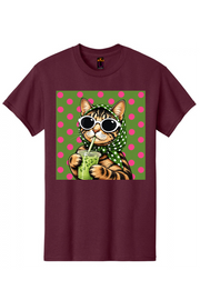 Matcha Cat Graphic Tee Honguito Trends Collection.