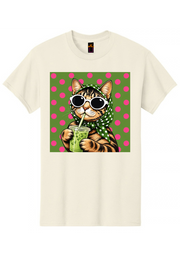 Matcha Cat Graphic Tee Honguito Trends Collection.