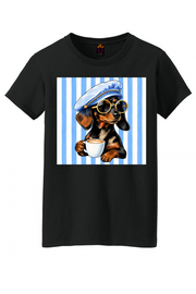 Coffee Dog Graphic Tee Honguito Trends Collection.