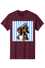 Coffee Dog Graphic Tee Honguito Trends Collection.