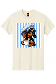 Coffee Dog Graphic Tee Honguito Trends Collection.