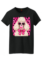 Bubblegum Dog Graphic Tee Honguito Trends Collection.