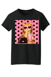 Sassy Cat Graphic Tee Honguito Trends Collection.