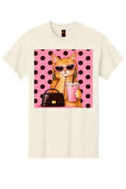 Sassy Cat Graphic Tee Honguito Trends Collection.