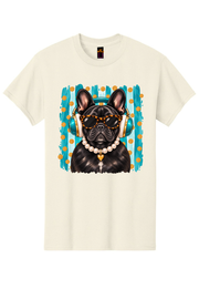 Cool Frenchie Graphic Tee Honguito Trends Collection.