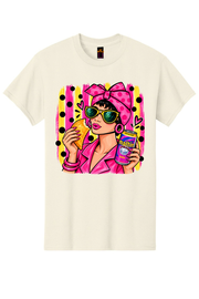 Glamorosa Empanada Graphic Tee Honguito Trends Collection.