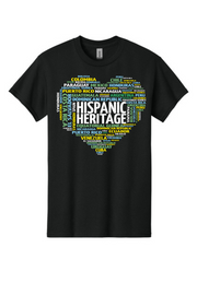 T-shirt countries Hispanic Heritage Month