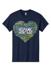 T-shirt countries Hispanic Heritage Month