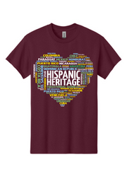 T-shirt countries Hispanic Heritage Month