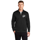 (ADULT) KSK8 Middle School Full-Zip Jacket , with Embroidered Logo, Black Color