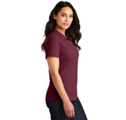 (ADULT) KSK8 Women Staff Uniform, Core Classic Pique Polo with Embroidered Logo