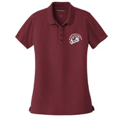 (ADULT) KSK8 Women Staff Uniform, Dry UV Micro-mesh Polo with Embroidered Logo