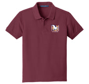 Honguito-Y100-Port-Autority-Polo-Shirt-Pique-Burgundry-YOUTH-1