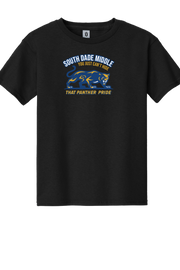 MIDDLE ONLY South Dade Middle Spirit T-Shirt, with Printed Logo, Black Color