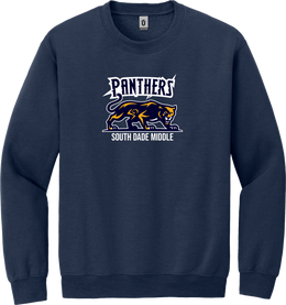 ELEMENTARY ONLY (KIDS) Crewneck Sweatshirt, Elementary 4th & 5th Grade with printed Logo, Navy Blue Color