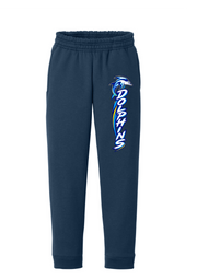 Leisure City K-8 Center Dolphins SWEATPANT with printed Logo, Navy Blue Color